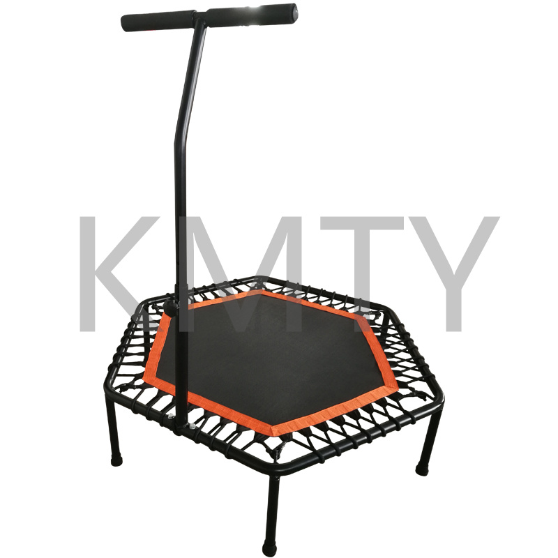 mini hexagon trampoline with handle 